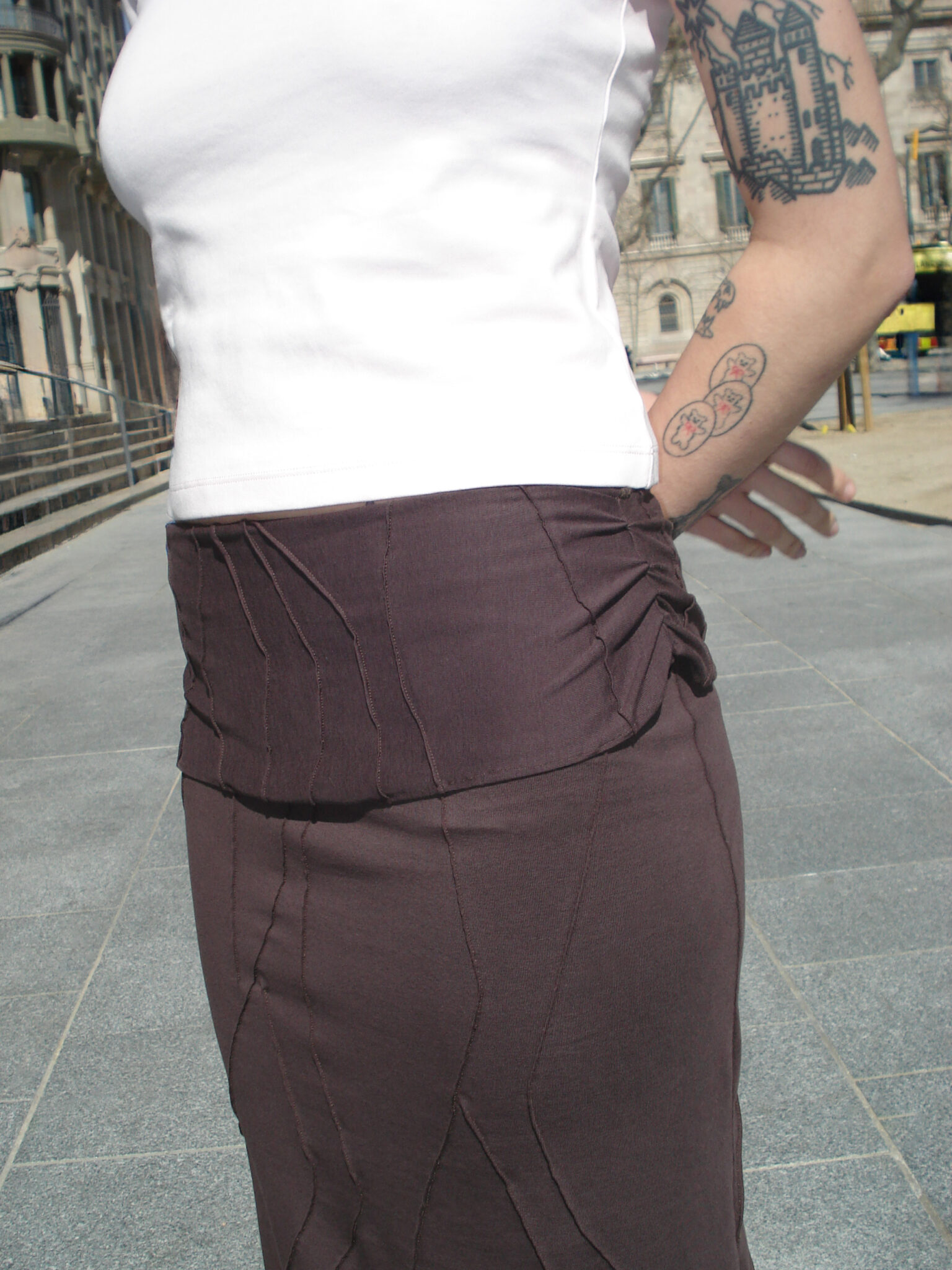 Chocolate flottant skirt