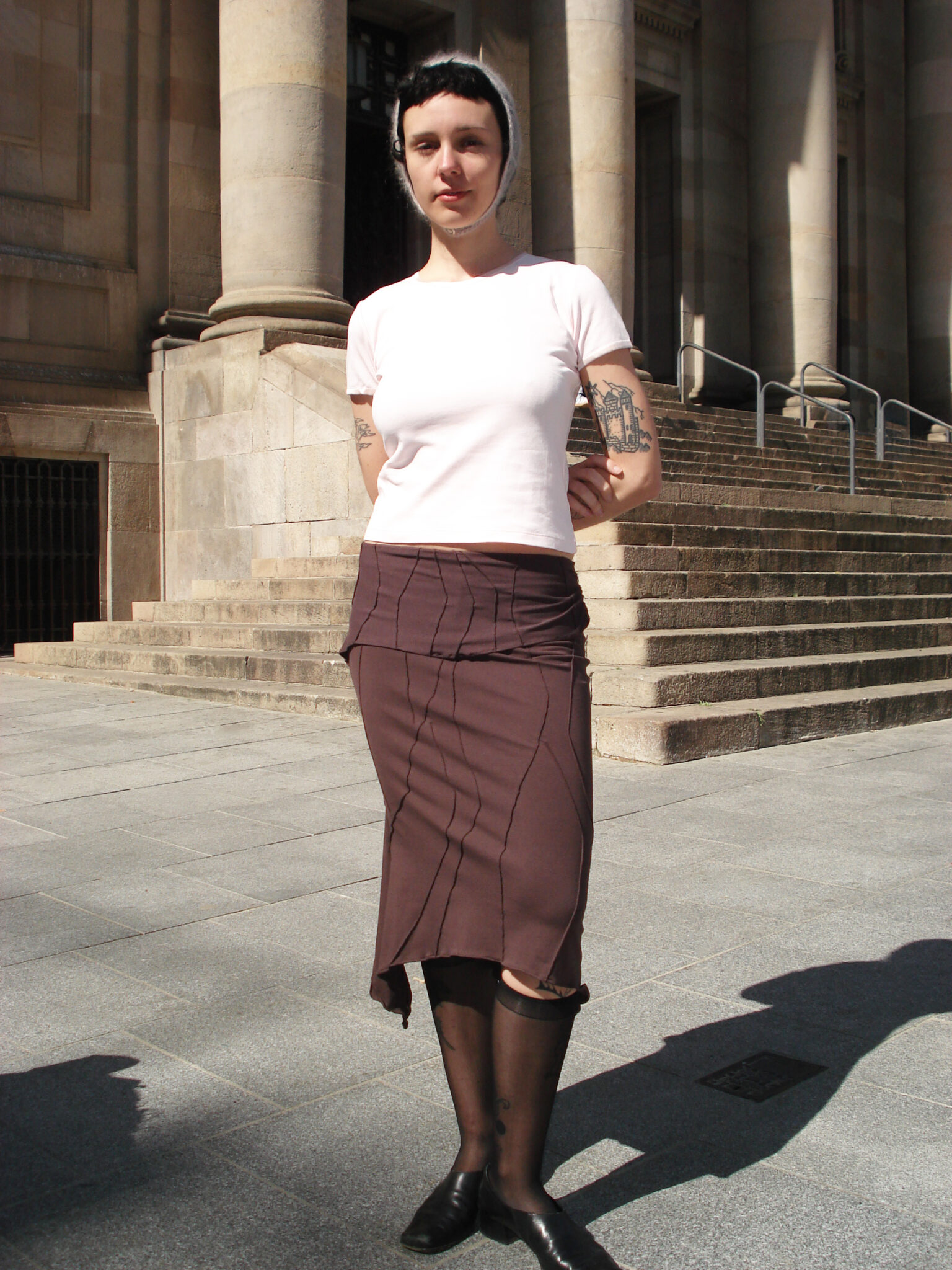 Chocolate flottant skirt