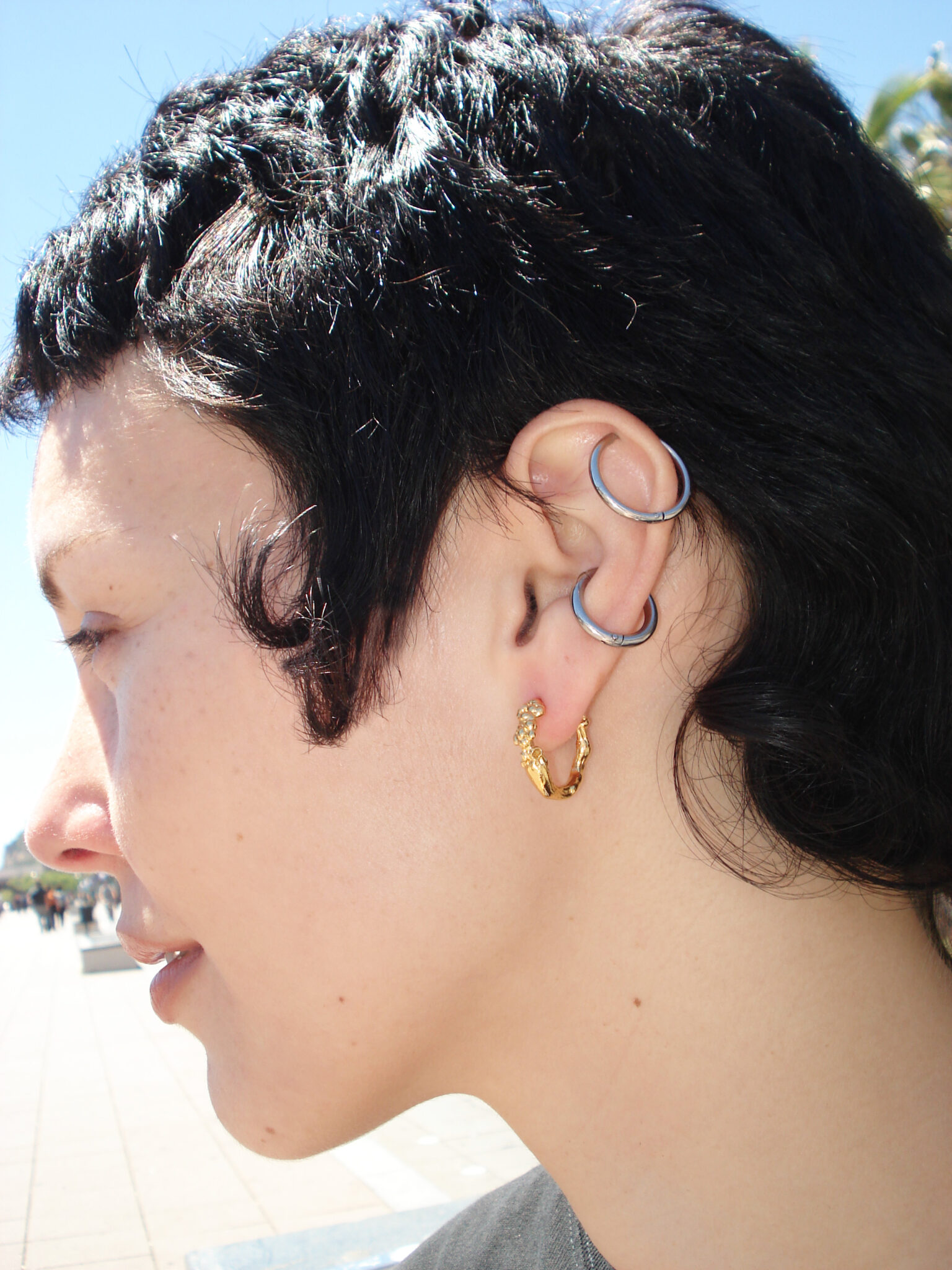 Prístino GOLDEN mini hoops