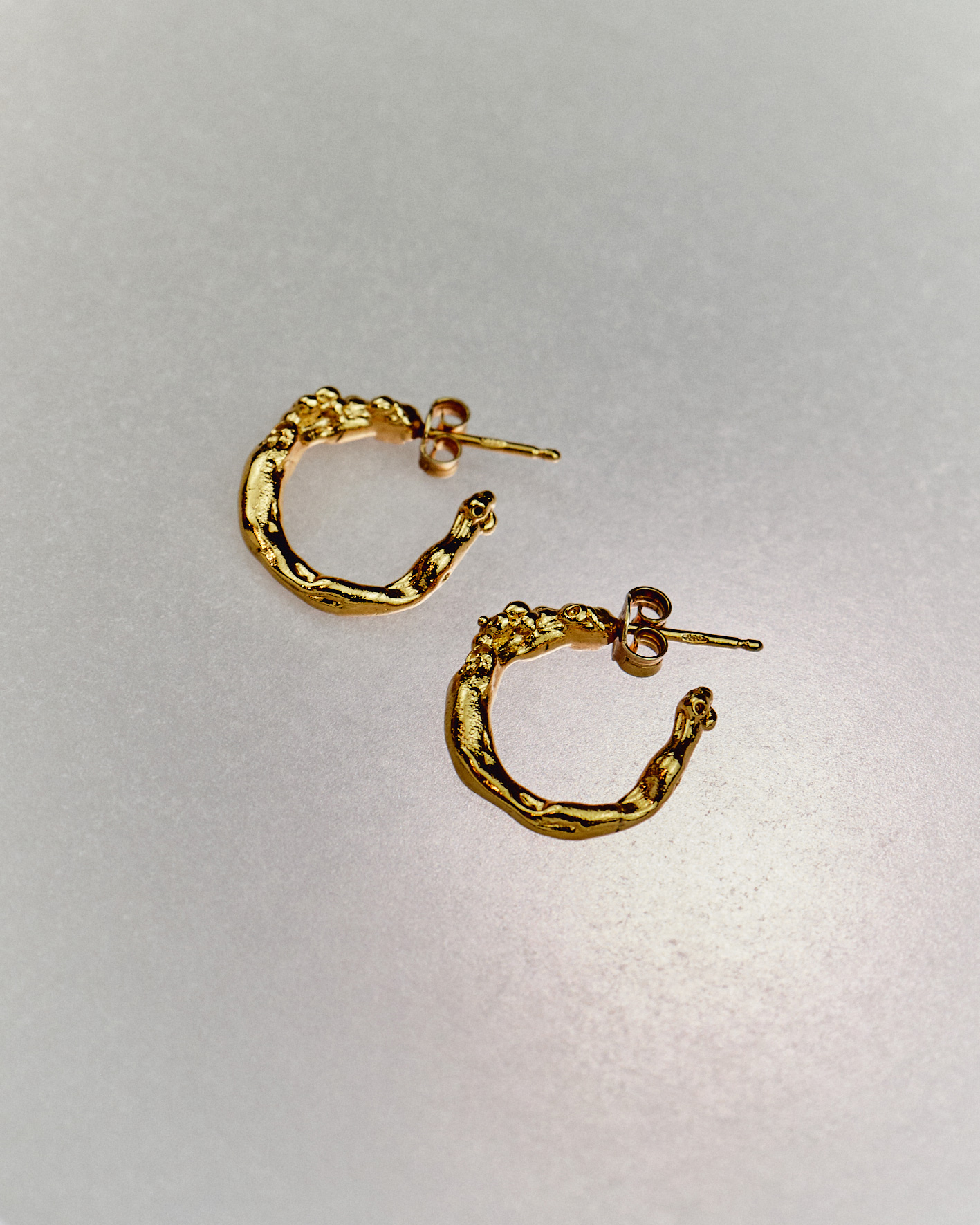 Prístino GOLDEN mini hoops
