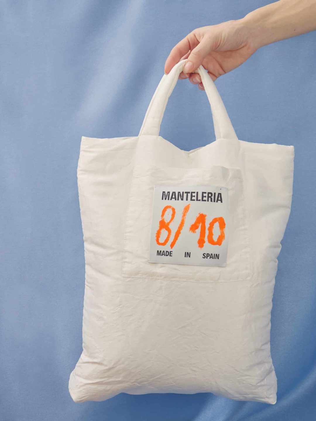 sacramento silk tote bag mantelería