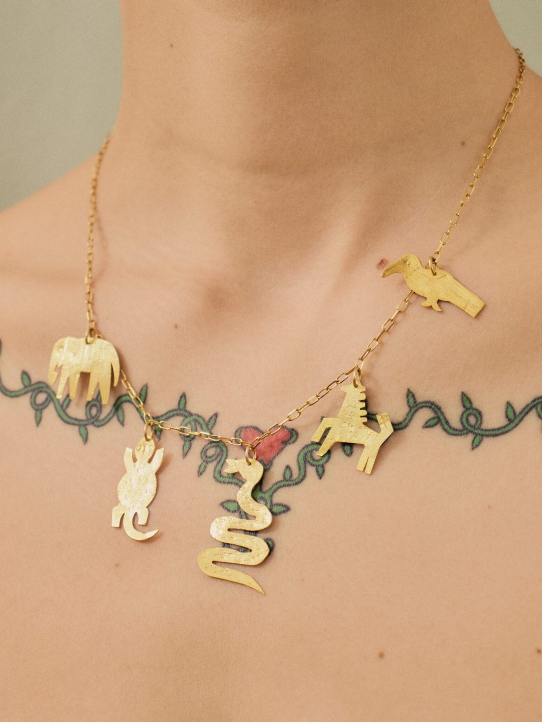 animaux necklace après ski muy frágil