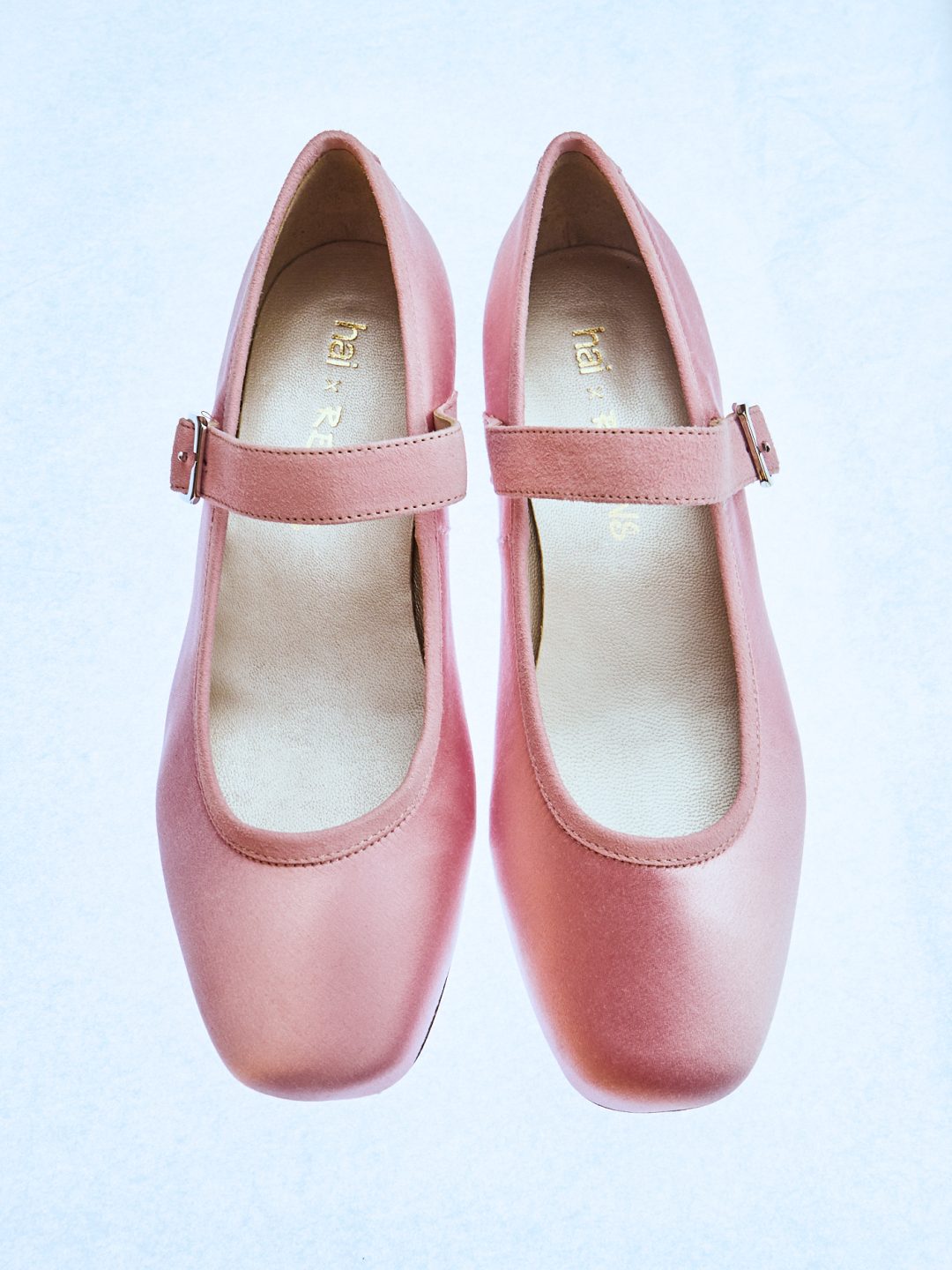 constance silk mary janes pink hai muy frágil