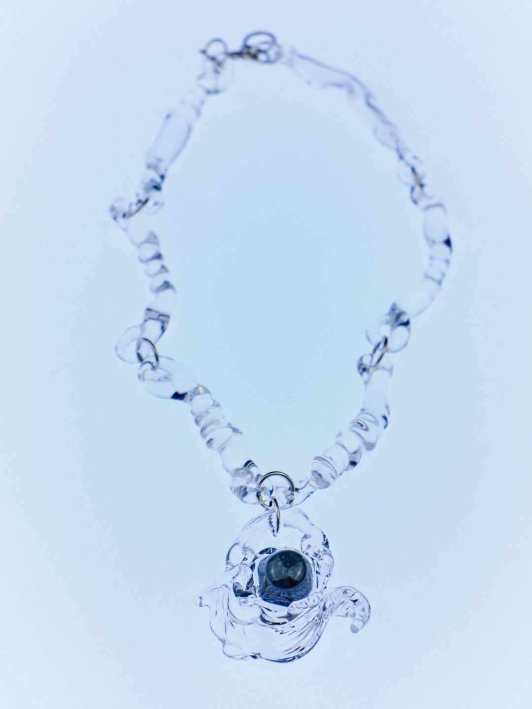 ginger con flor glass necklace levens muy frágil