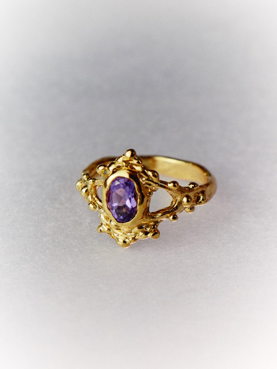 sol de mar ring golden lilac sofía rocha muy frágil