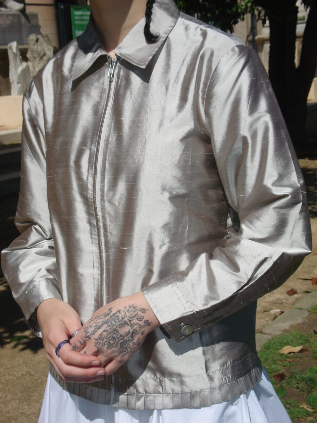 tamina jacket silver hai muy frágil