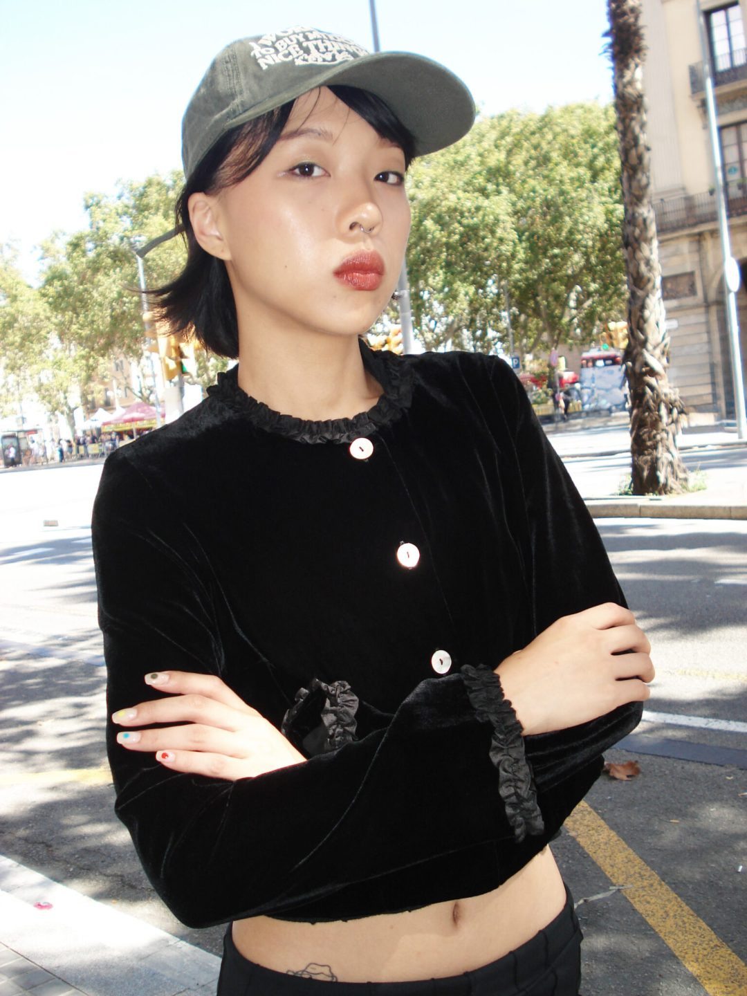 black madeleine cardigan home of hai muy frágil