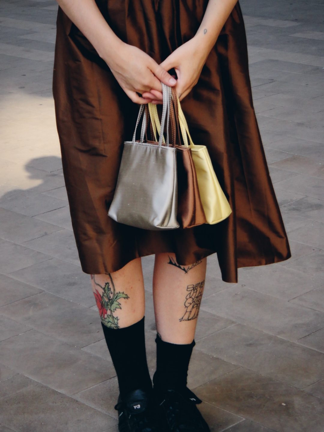 dupion little silk bag hai