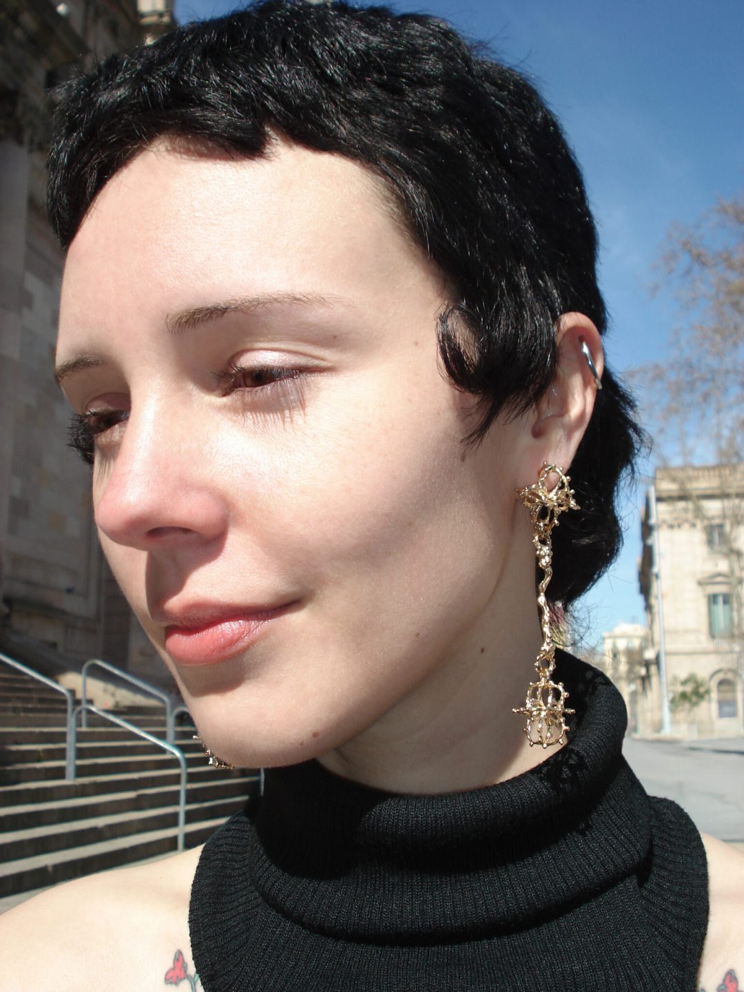 DRAMA GOLDEN earrings
