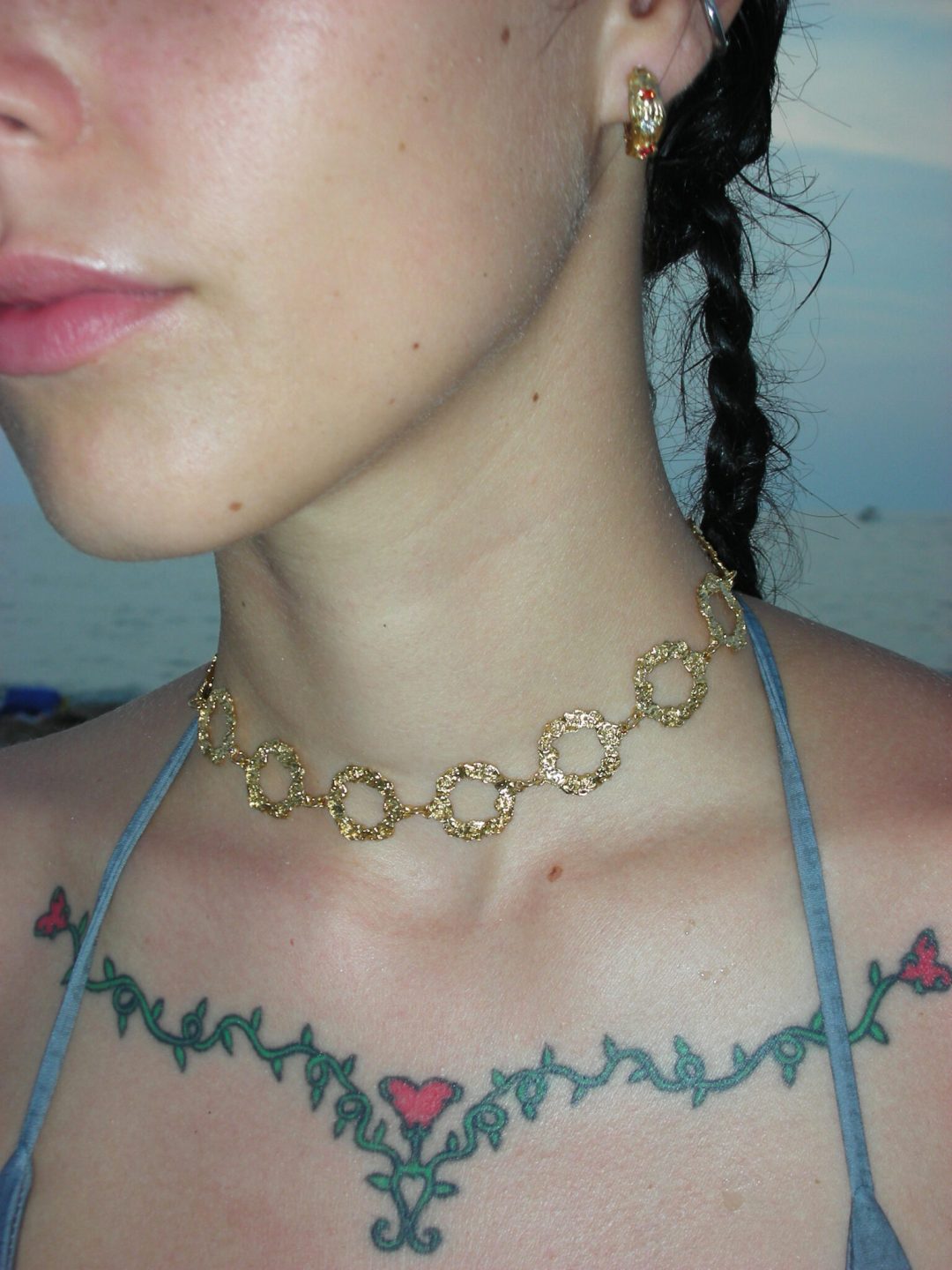 pérgola necklace golden sofía rocha muy frágil