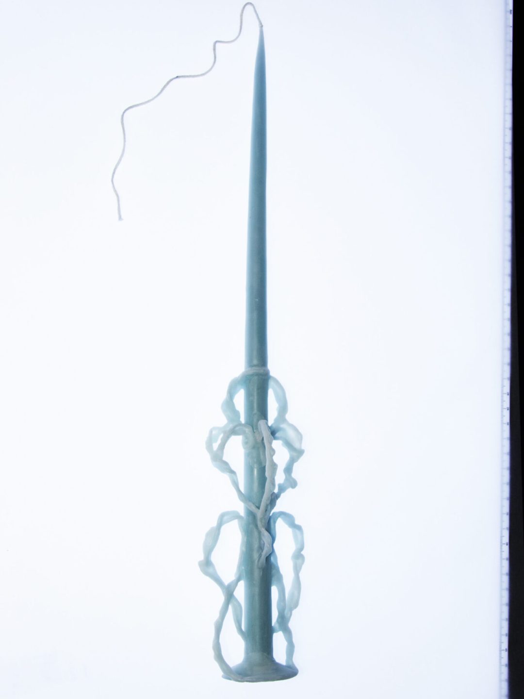 double heart 3d candle krystel liliana muy frágil