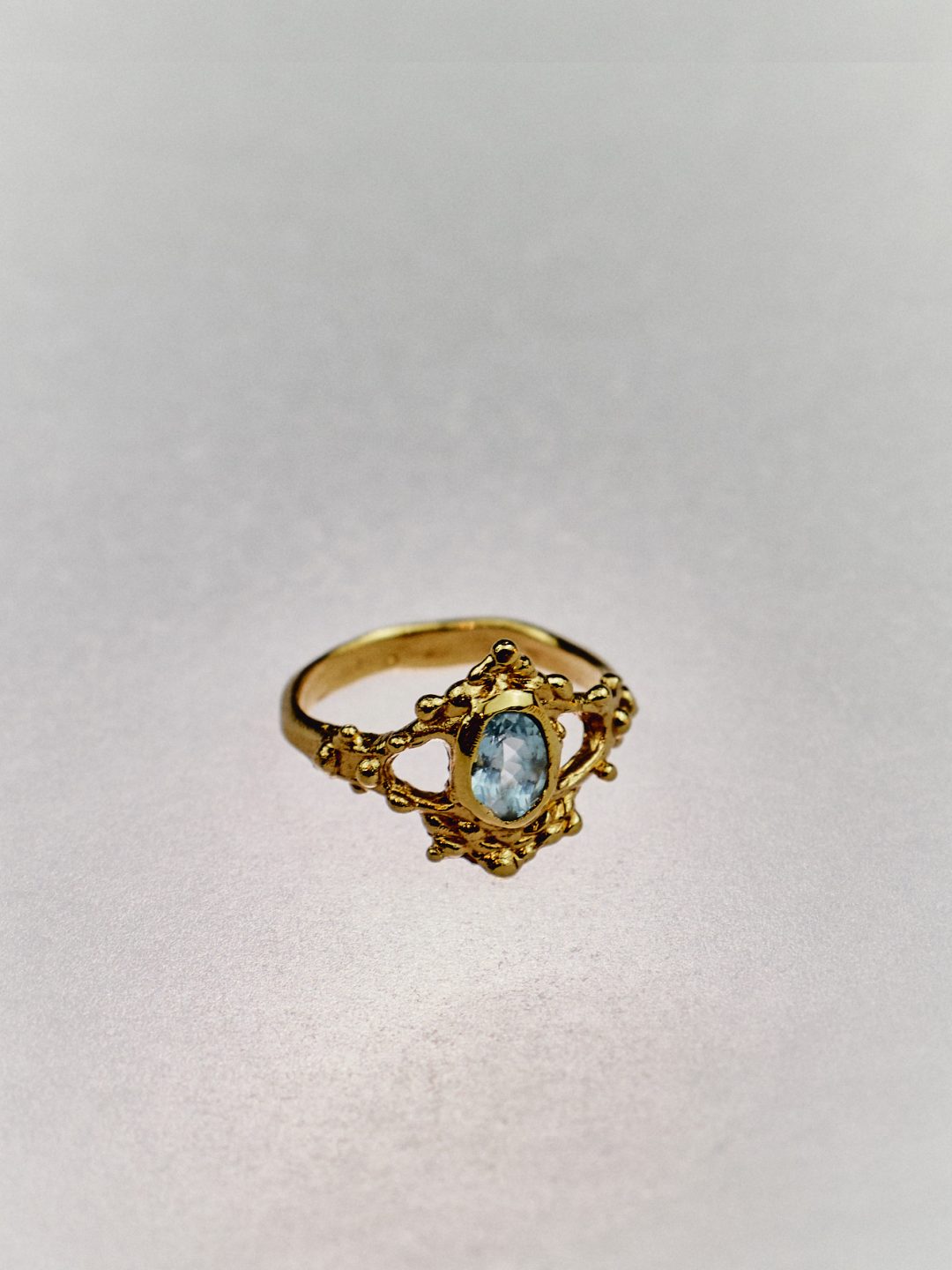 Sol de Mar ring golden light blue sofía rocha